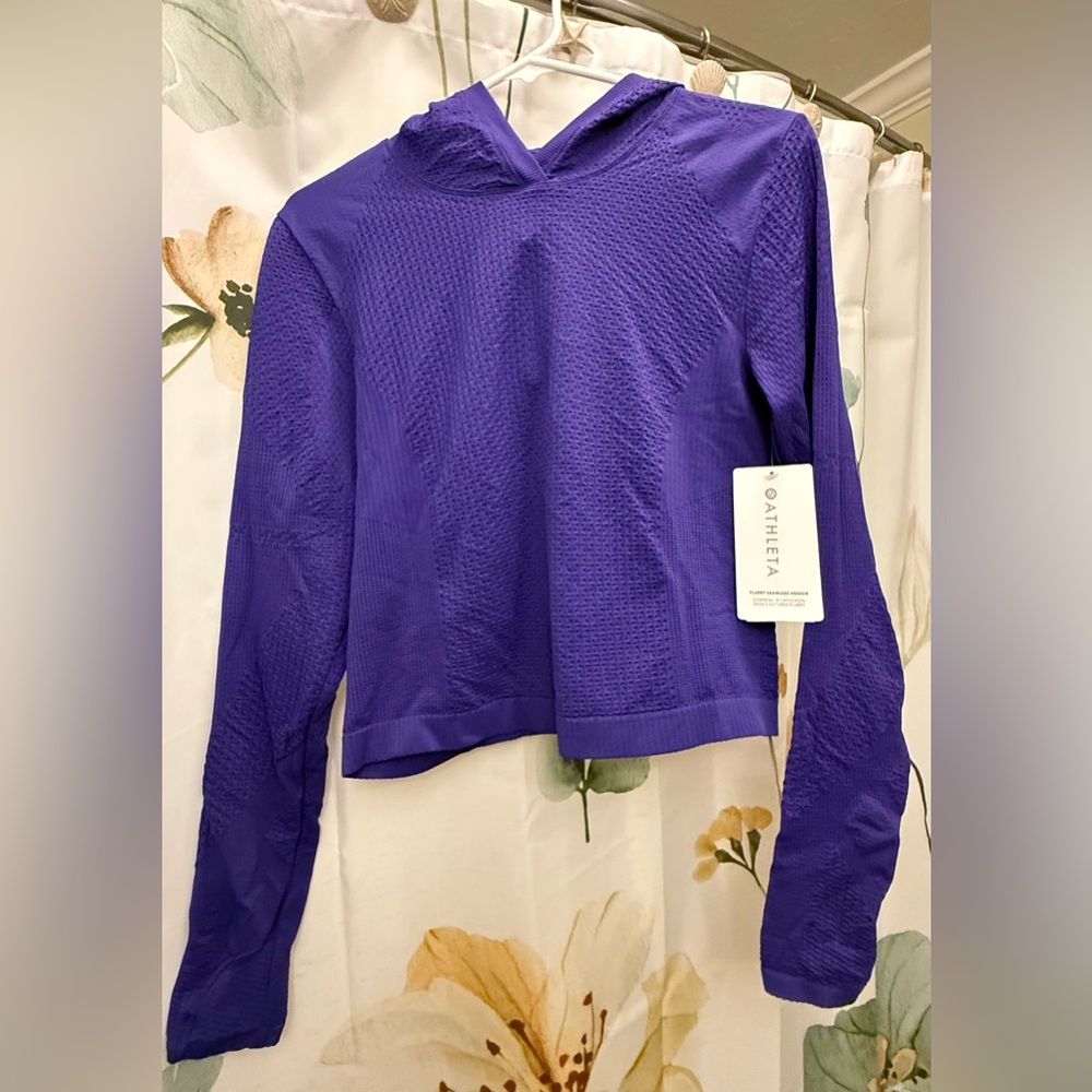 Athleta Flurry Seamless Hoodie NWT